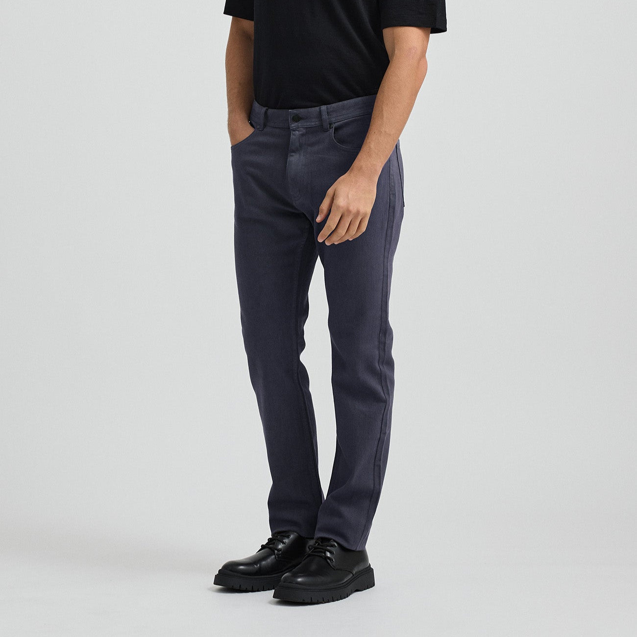 Toorallie mens regular straight leg jeans in blue stone