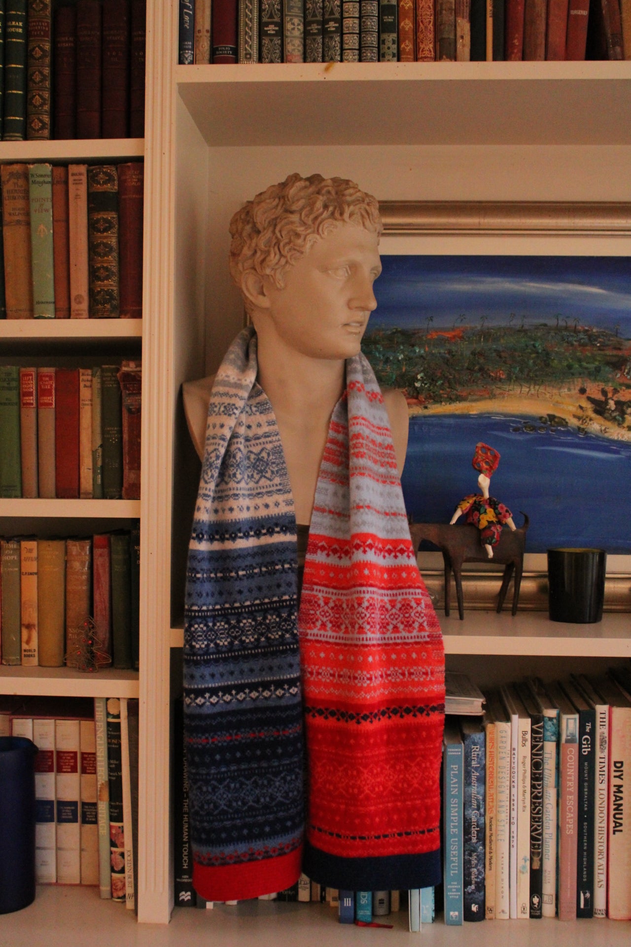 Eribe - Alloa Fair Isle Scarf - Bluebella