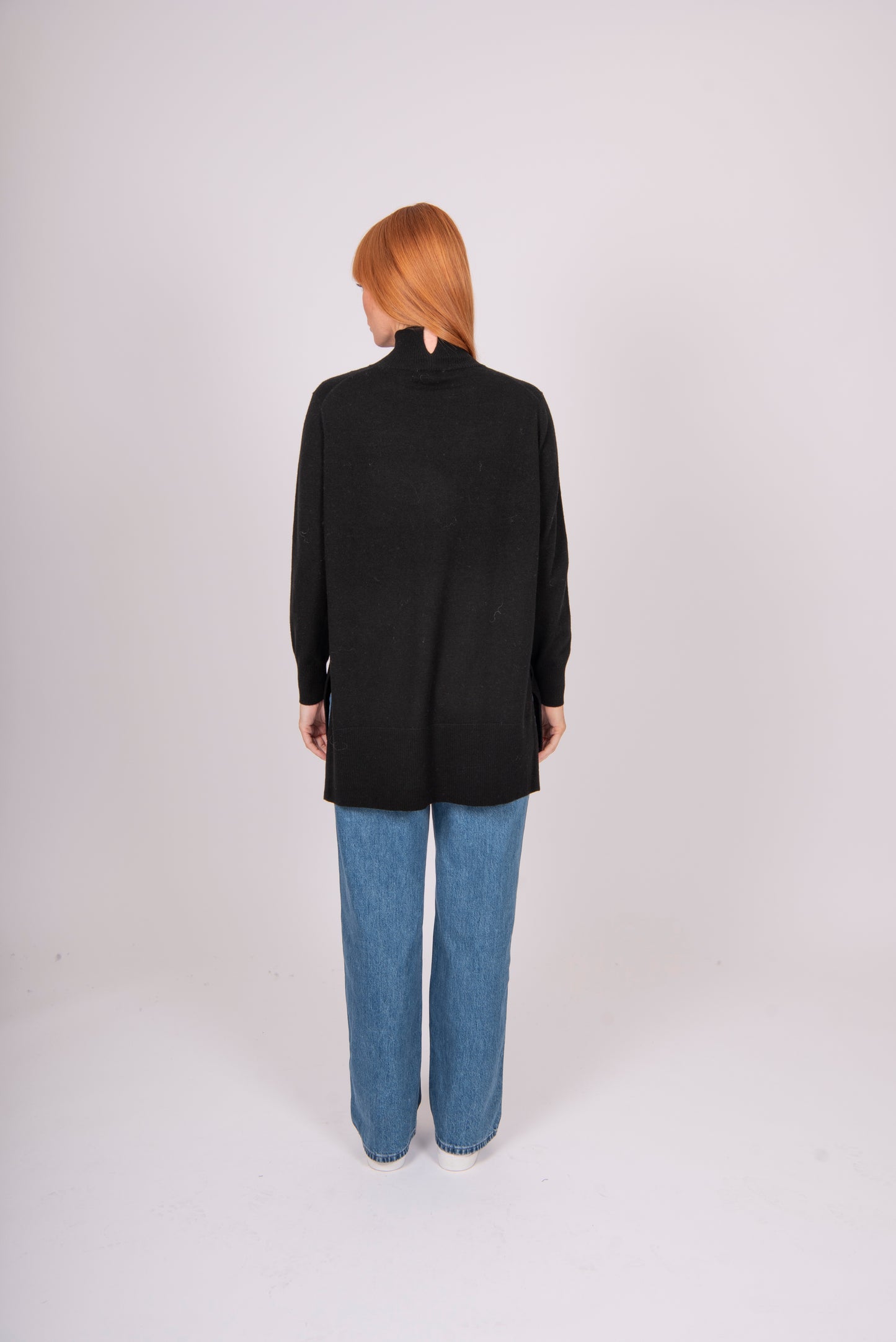 Bridge and Lord's Turtle Neck Tunic in Black for women