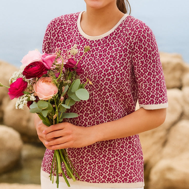 Mansted Floss Top in Pink