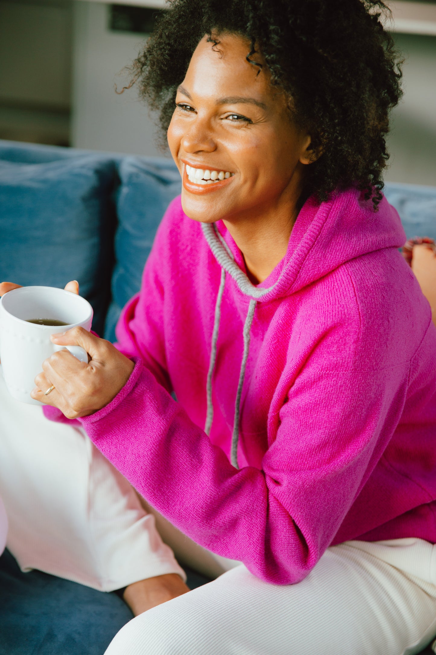 Eribé's Corry Hoodie Sweater in Honesty for women