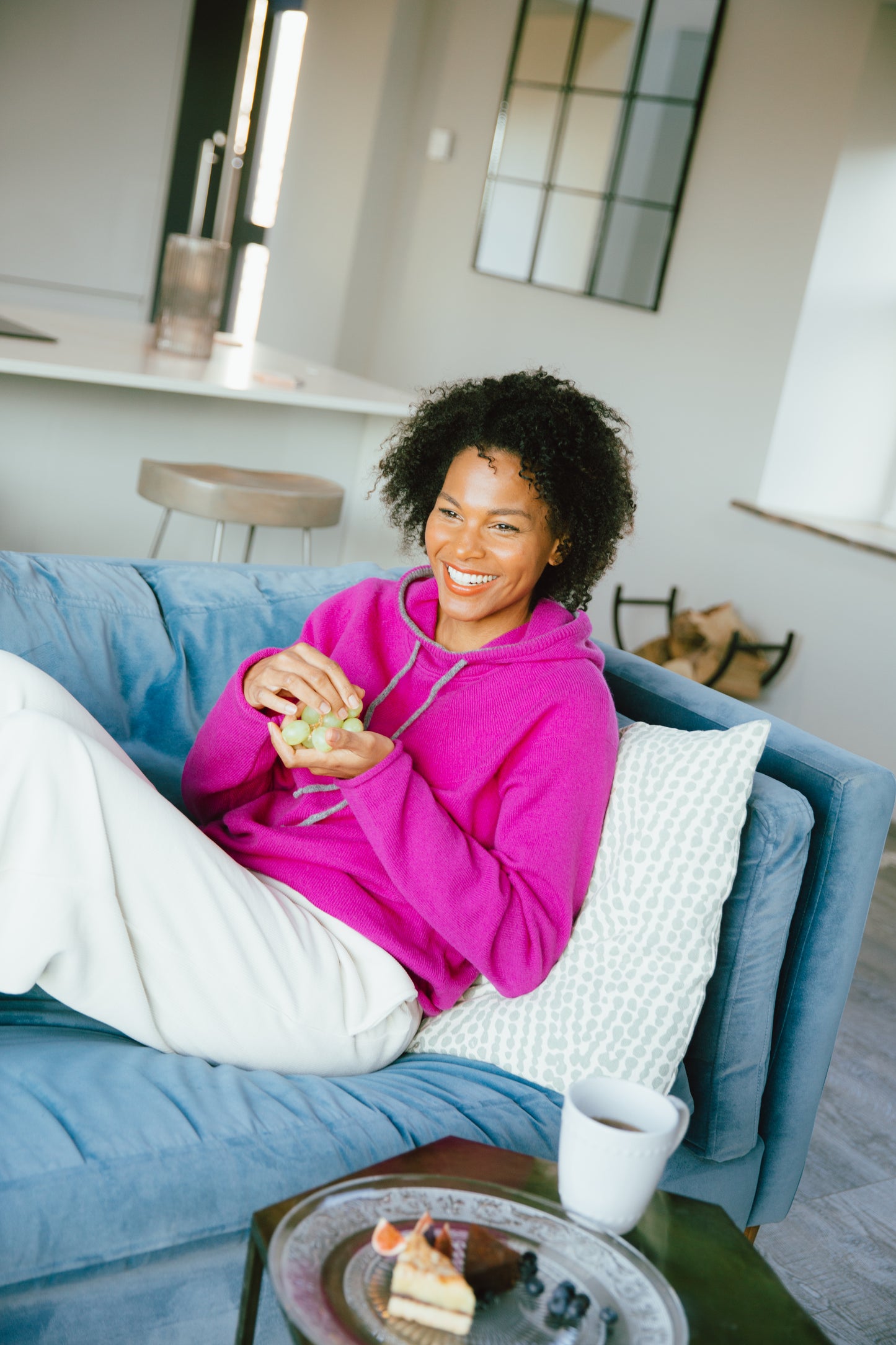 Eribé's Corry Hoodie Sweater in Honesty for women