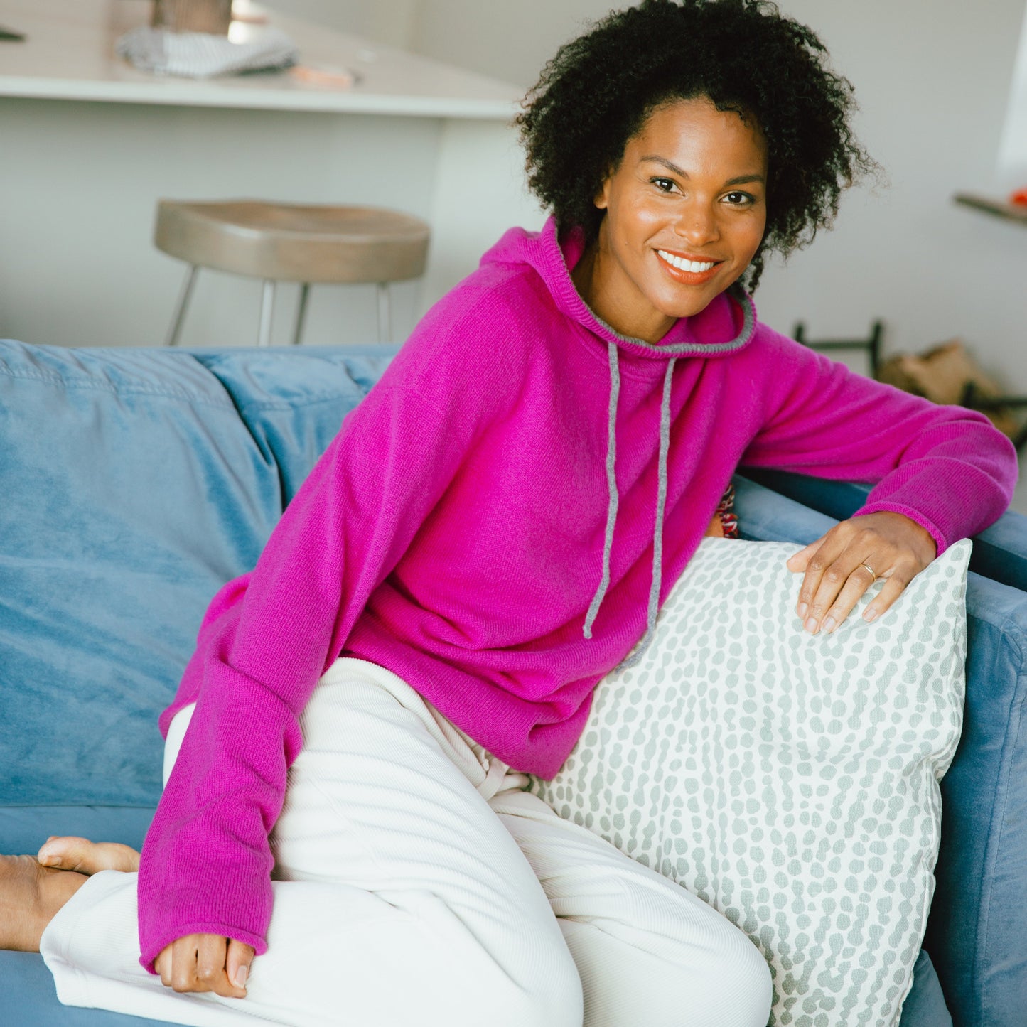 Eribé's Corry Hoody Sweater in Honesty for women