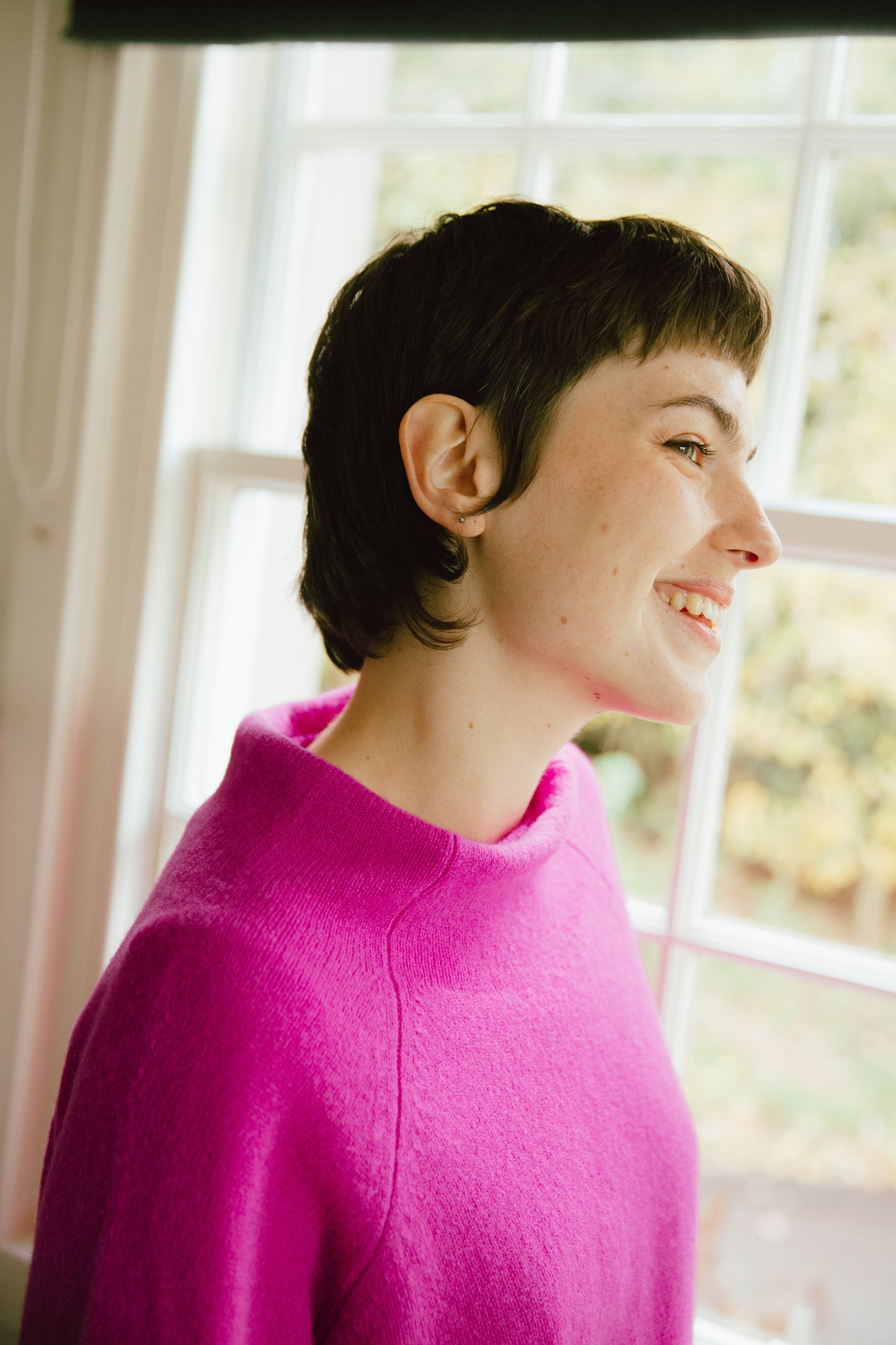 Eribé's Corry Raglan Sweater in Honesty for women