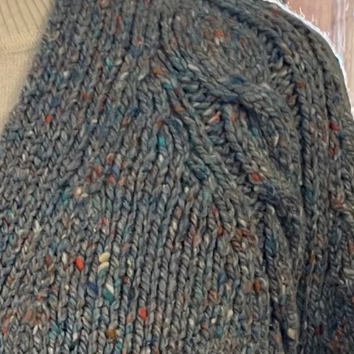 Nep or Fleck Cardigan for women. Quality Irish Knitwear.