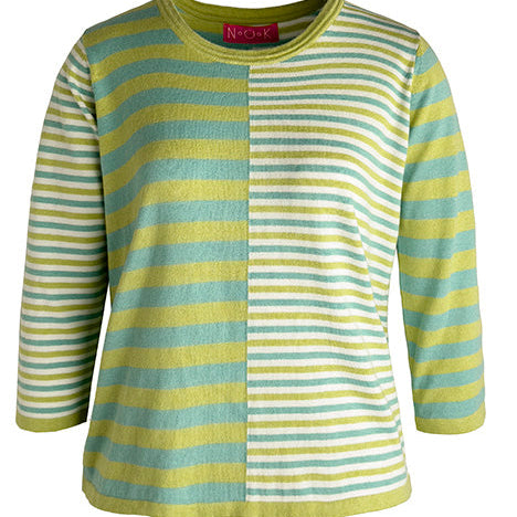 NOK blackbird Top in Light Olive by Charlotte Mansted