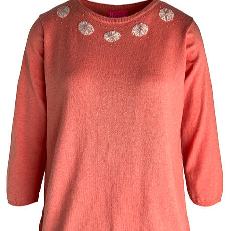NOK Pan Top in Light red By Charlotte Mansted.
