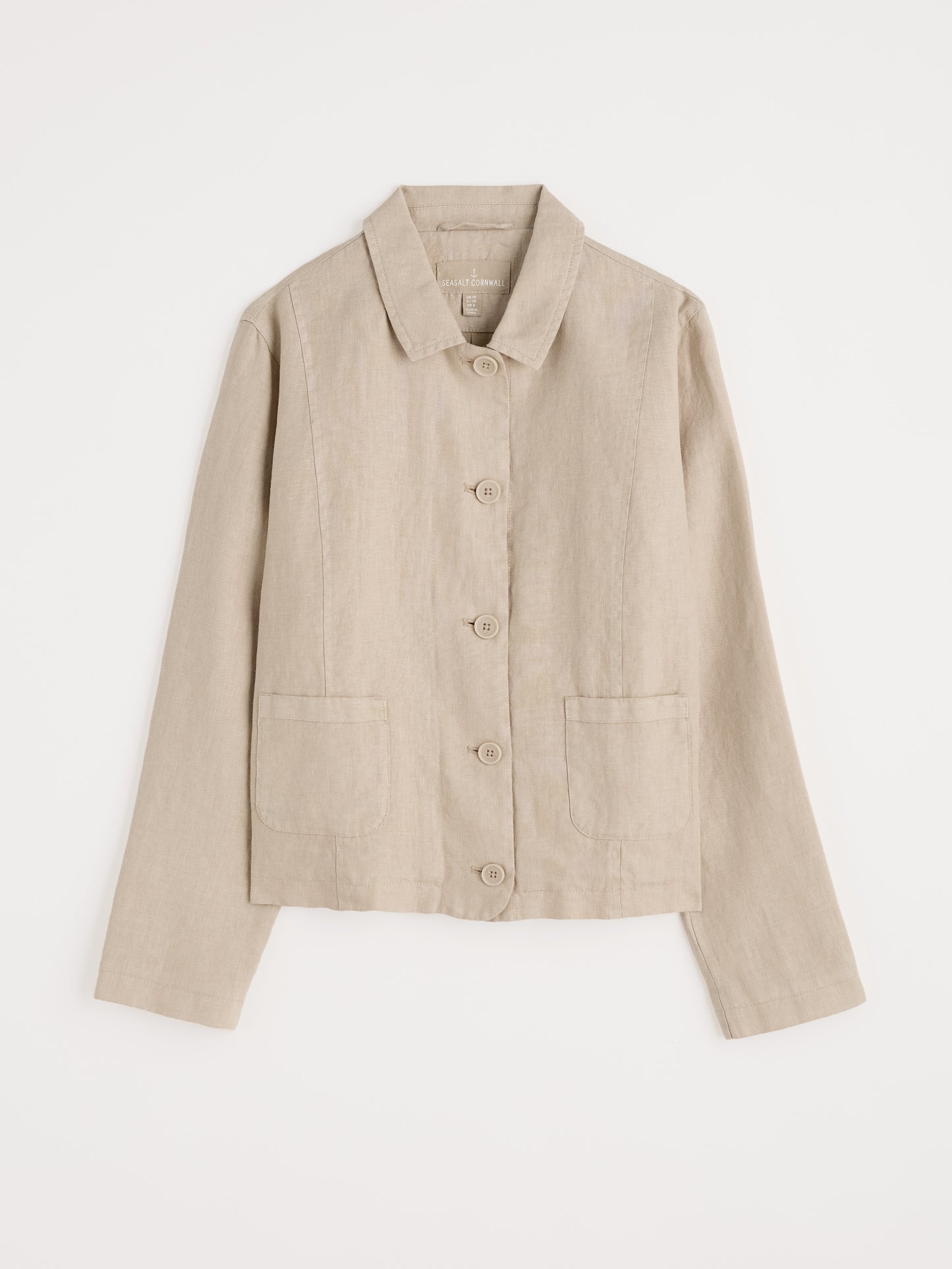 Arame Linen Jacket - Whelk