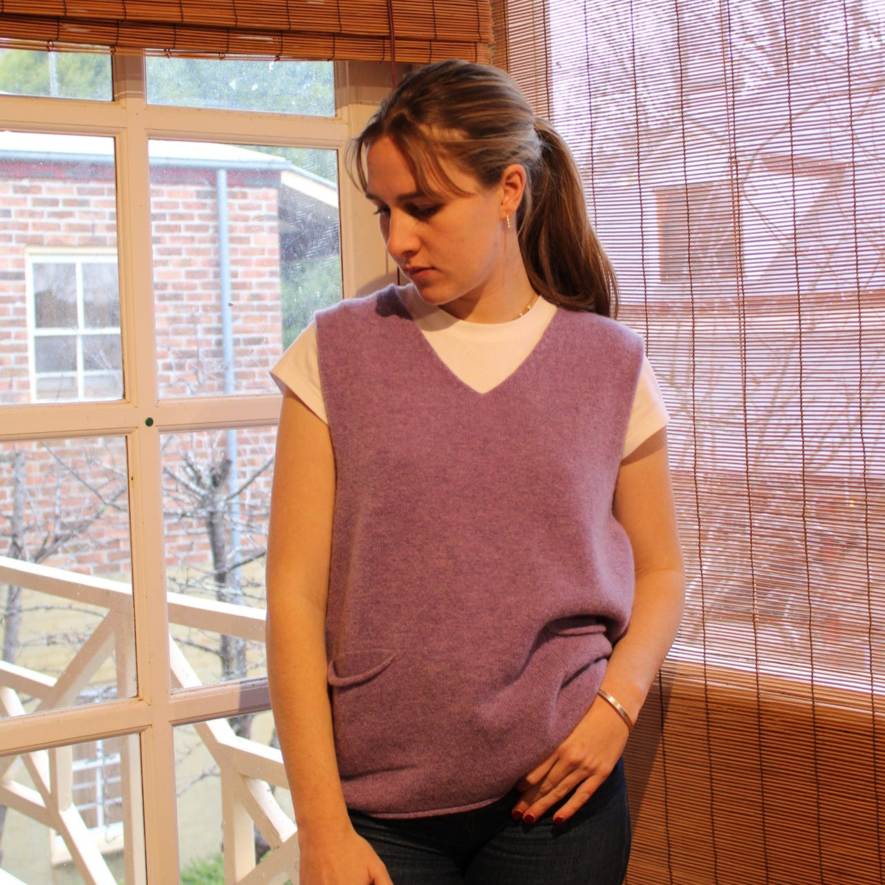 100% felted wool vest from Eribe