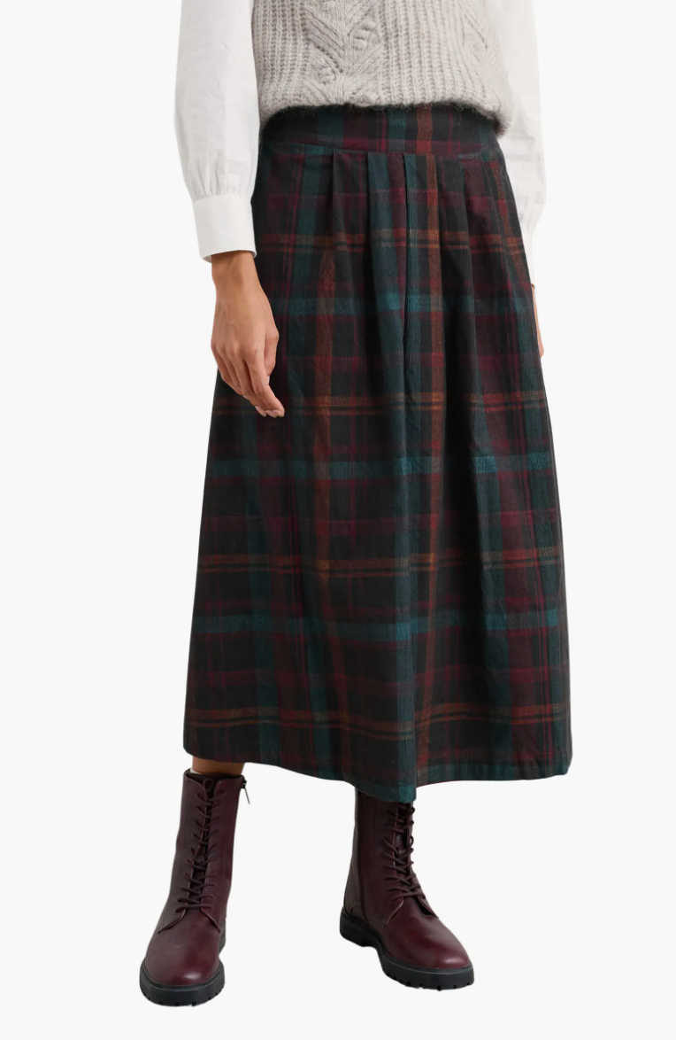 Cotton cord midi skirt from Seasalt