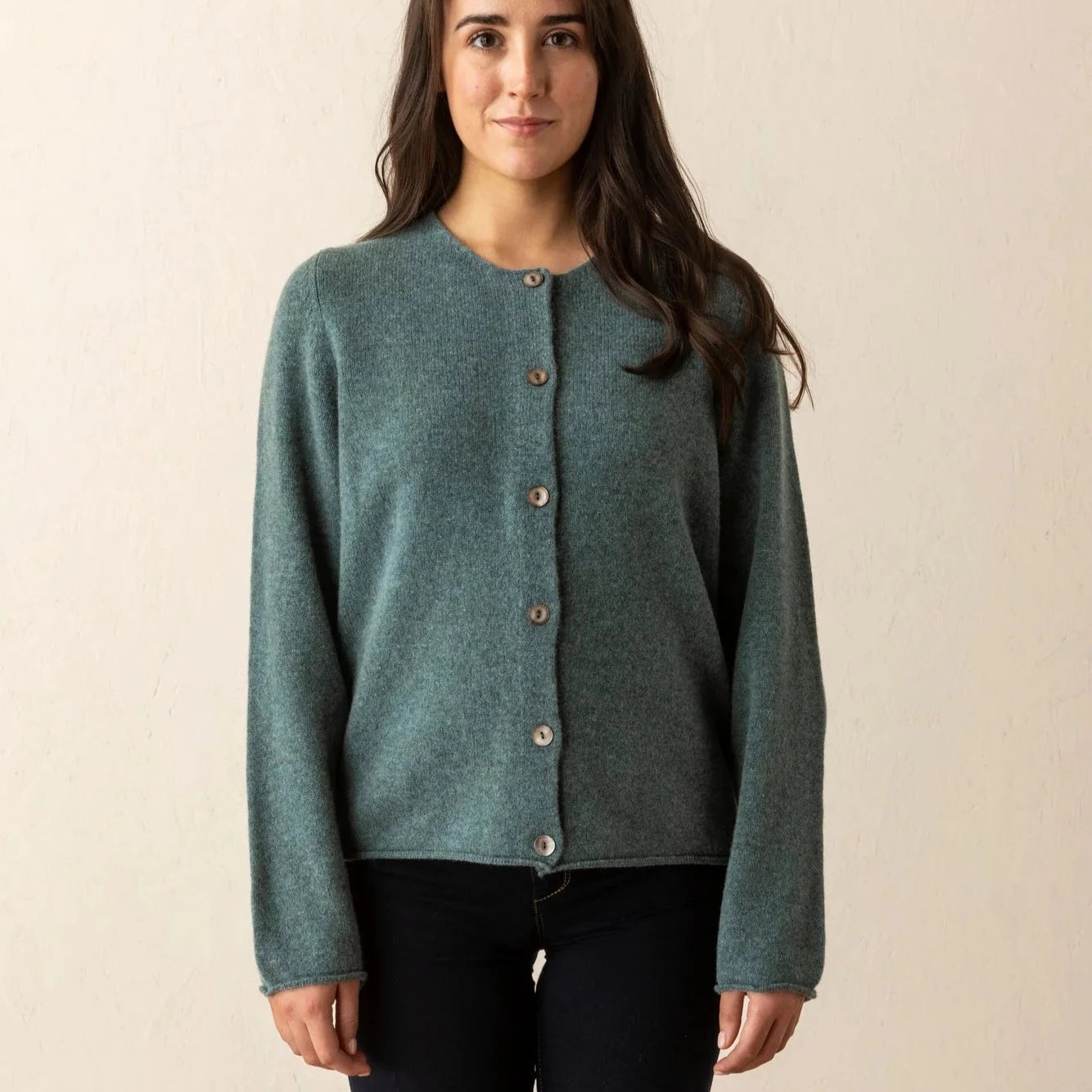 Eribe Corry Crew Cardigan Caspian.