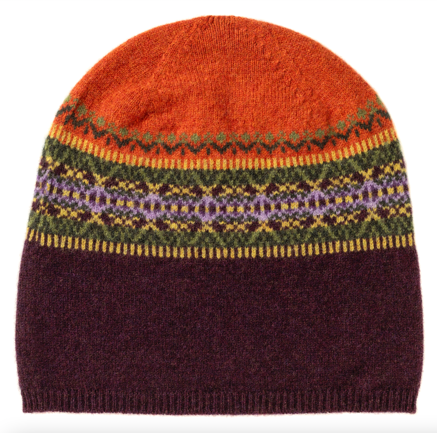 Eribé's Alloa Beanie in Copperland Fair Isle