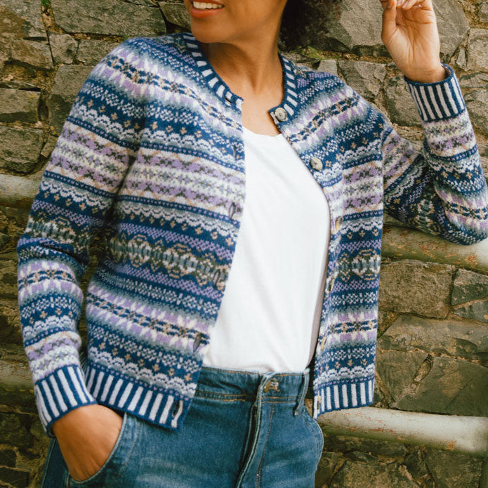 Eribe Kinross fairisle Merino Cardigan