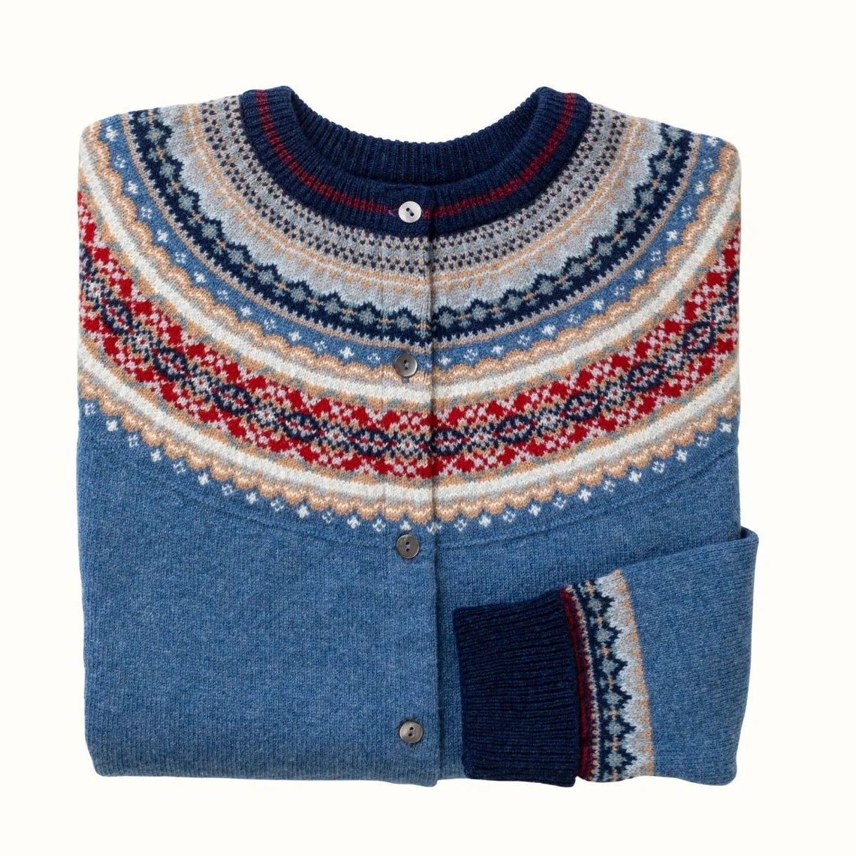 Eribe Blue Morning Alpine Short cardigan.