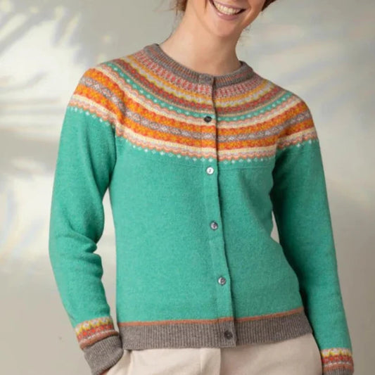 Eribe Short Alpine cardigan Katie Morag.
