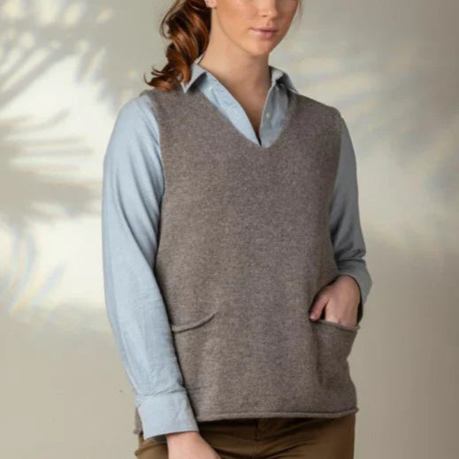 Eribe Corry tank vest in Vole