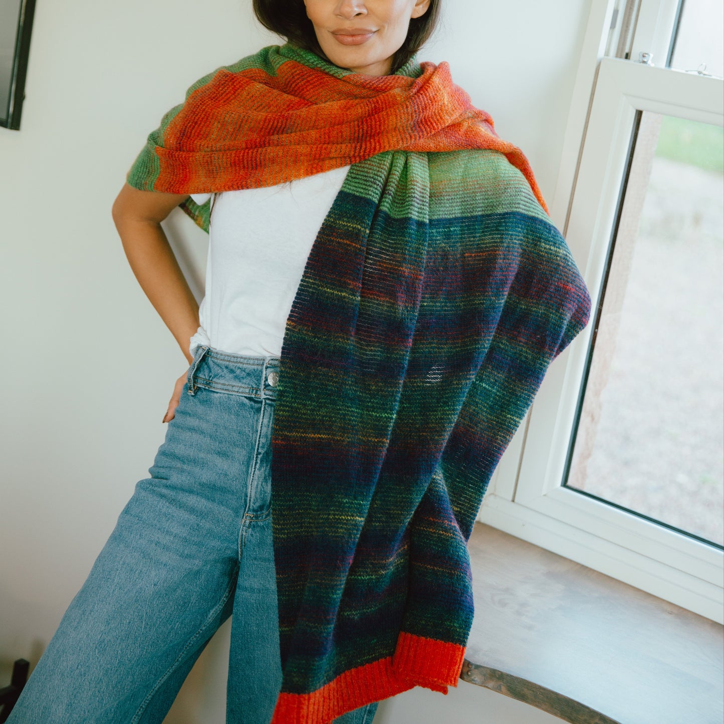Eribe Treeline Wrap in Bellarose.