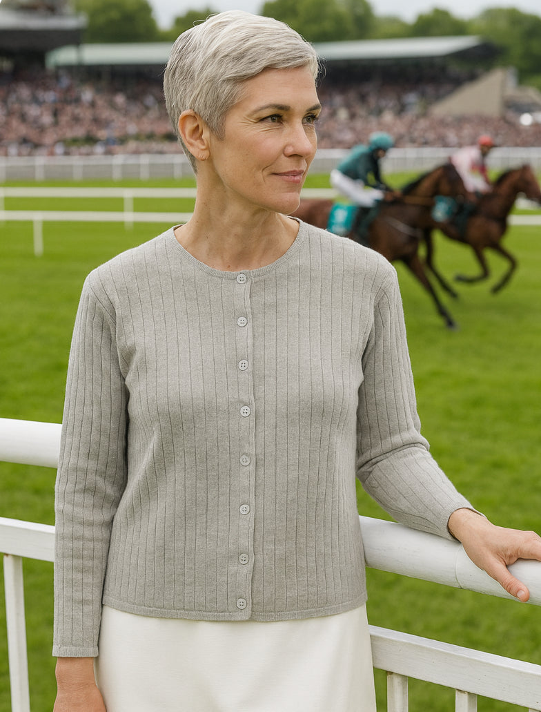 NOK -Sapho Cardigan - Barely Blue