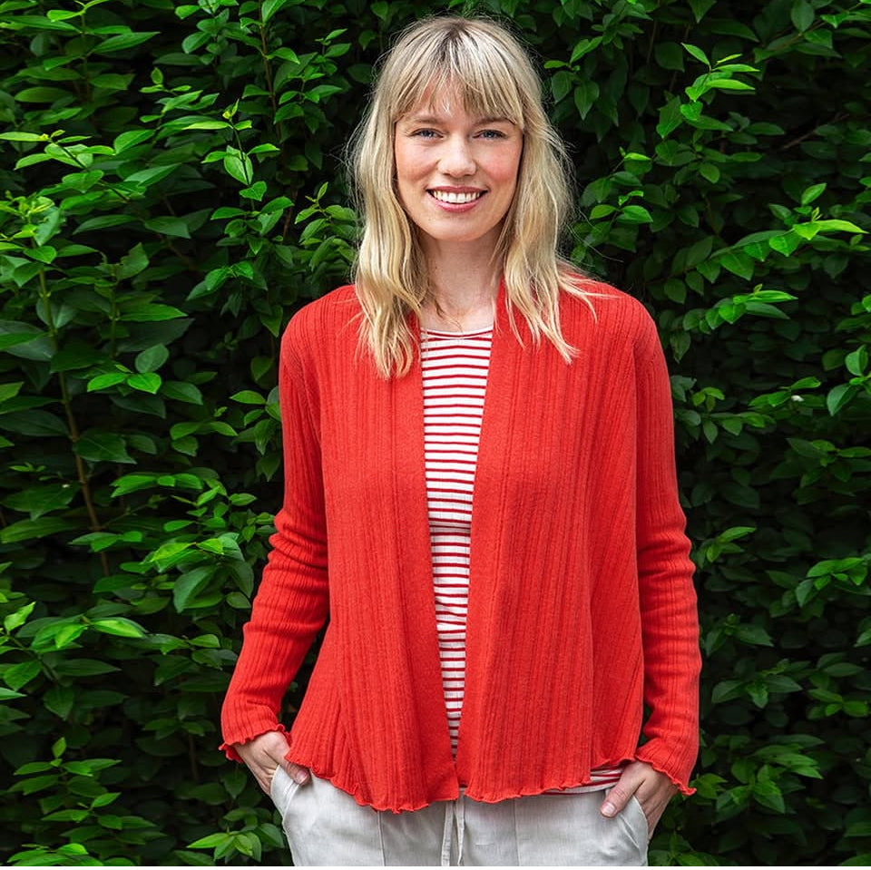 NOK -Zuki Cardigan - Red