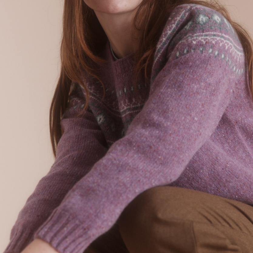 Nep jumper form Harley of Scotland in Shuna