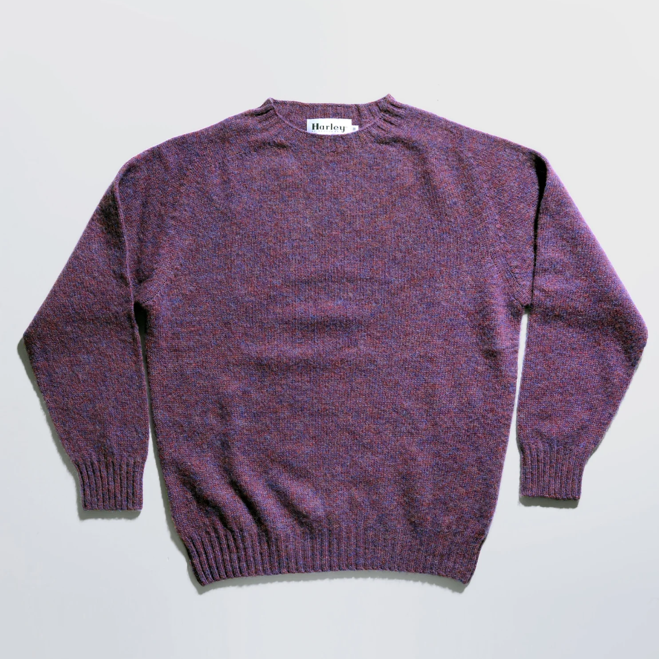 Men's Chunky Crew from Sctland in Purple.