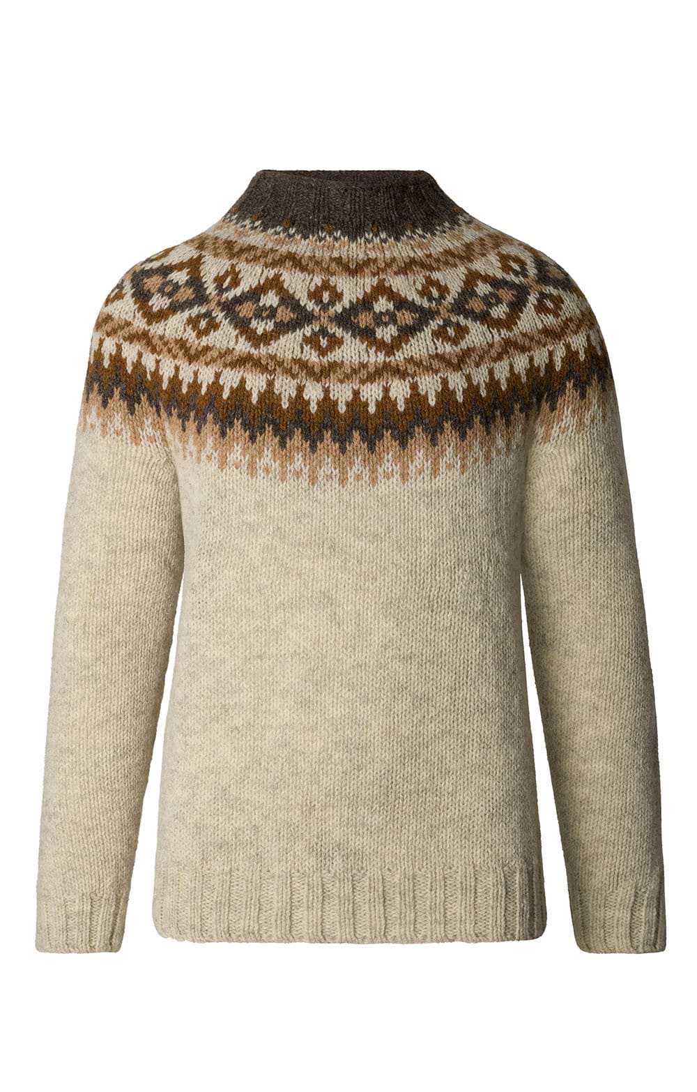 Warm and chunky Fairisle sweater fro Men. harley of Scotland