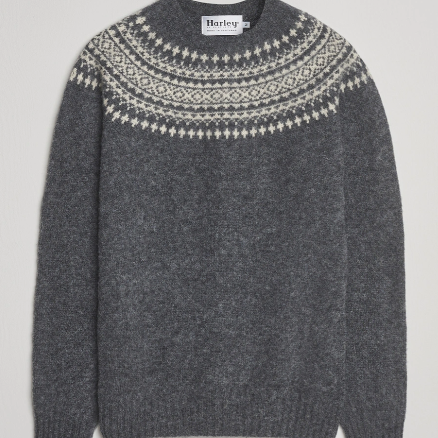 Wool Fairisle Jumper for men
