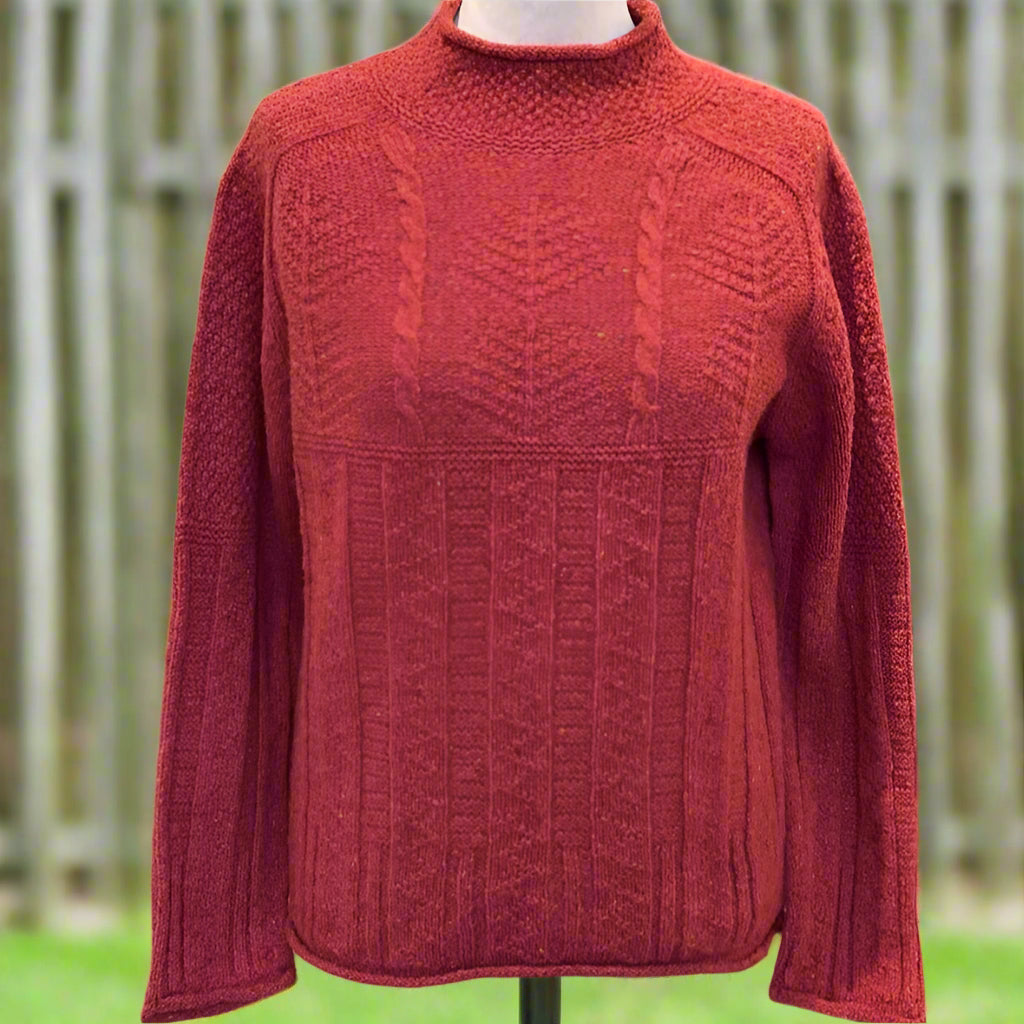 Harley of Scotland's Quality Merino Wool Jumper for women.