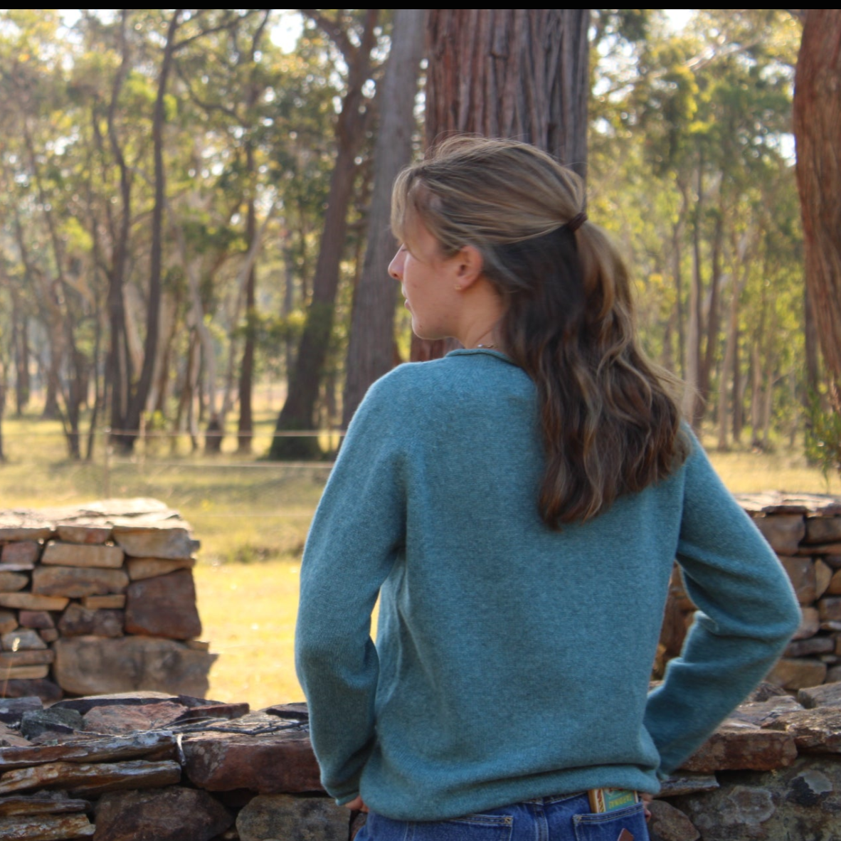 Merino wool jumper for women. Quality knitwear Made in Scotland.