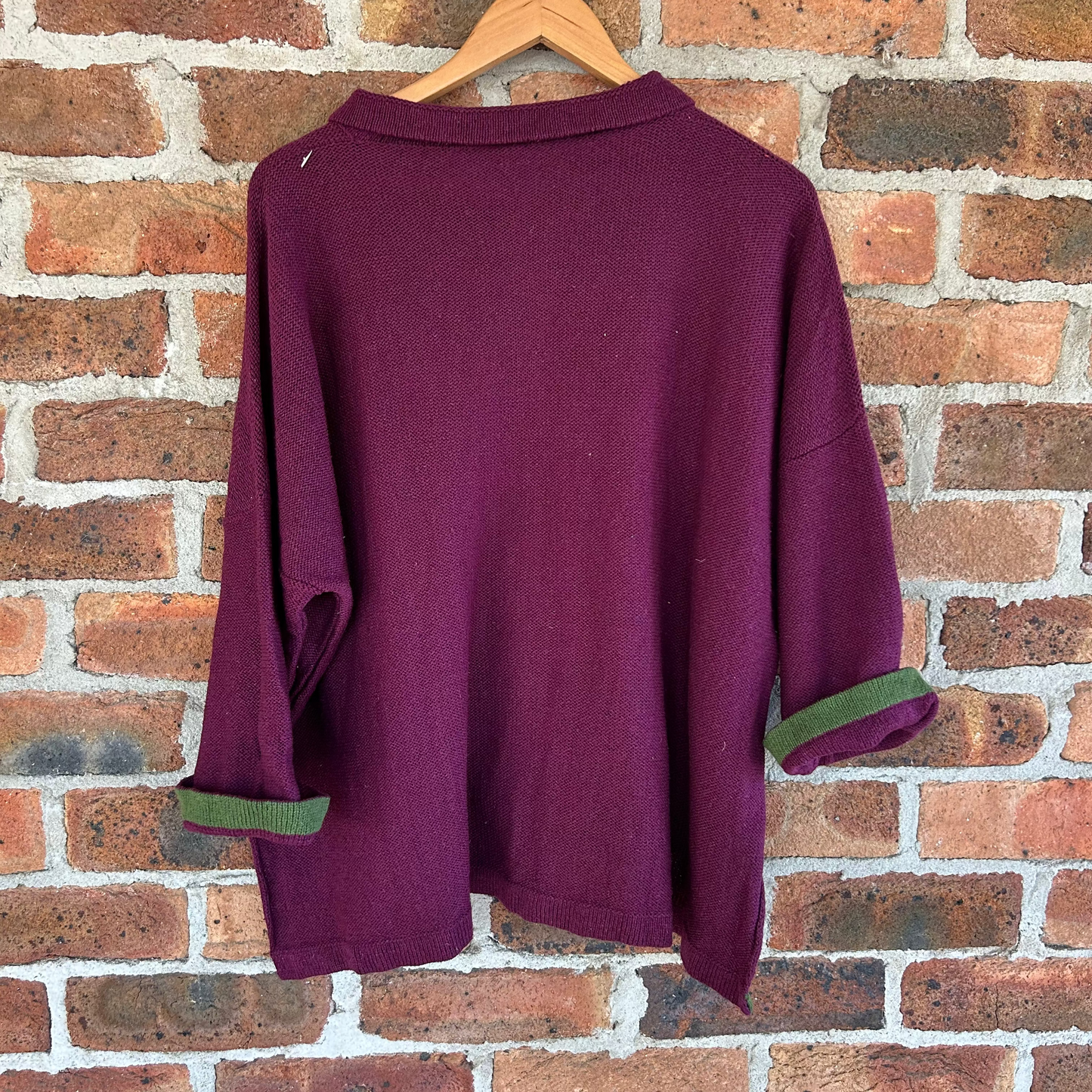 Orkney Hand Knit - Aretha Jacket - Tyrian/Greengage/Shingle