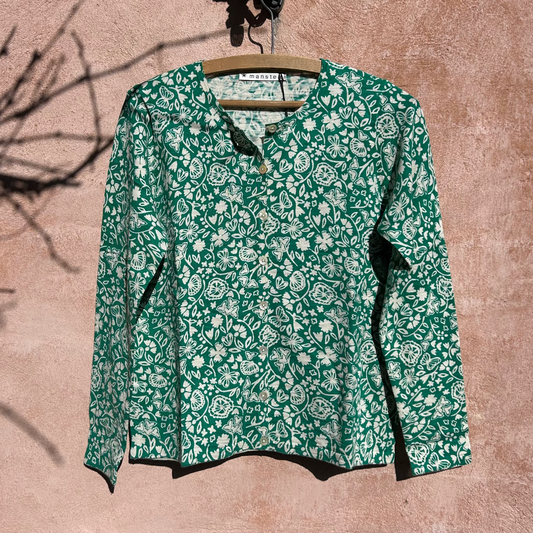 Mansted - Sunrise Cardigan - Green