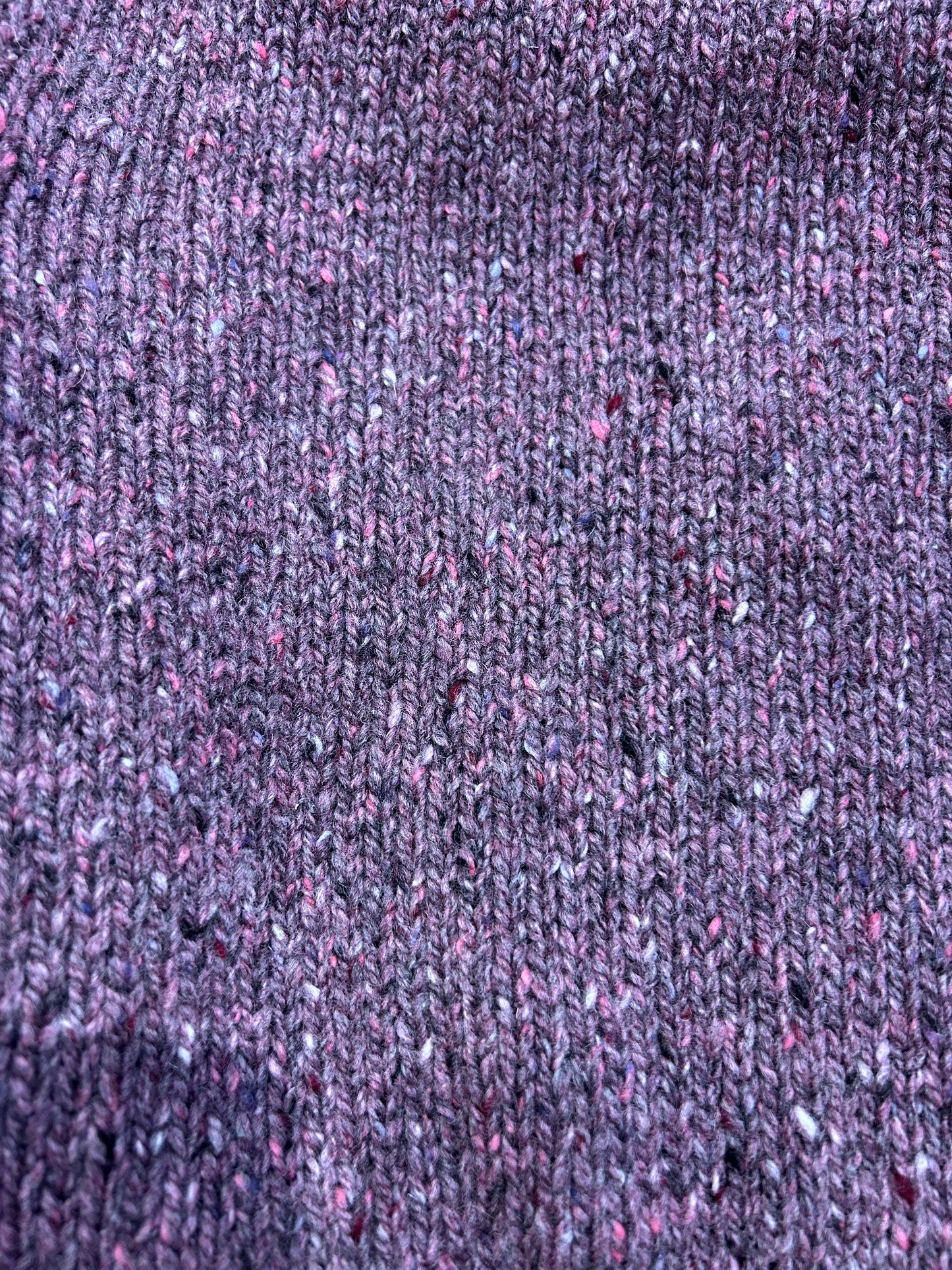 Fisherman Out of Ireland - Vee Neck Vest - Dark Mauve