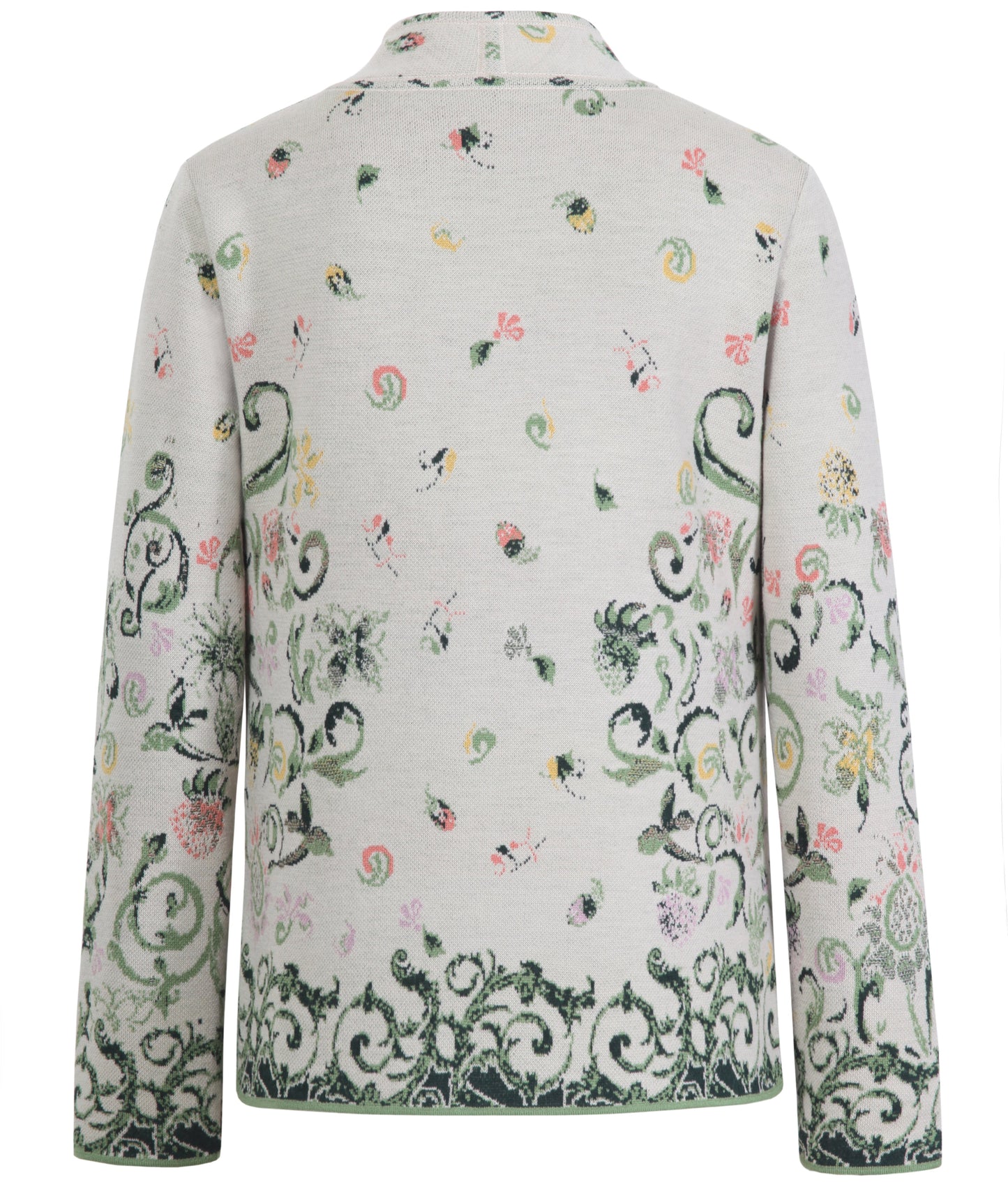 Jacquard Jacket Illumination in White from Ivko woman
