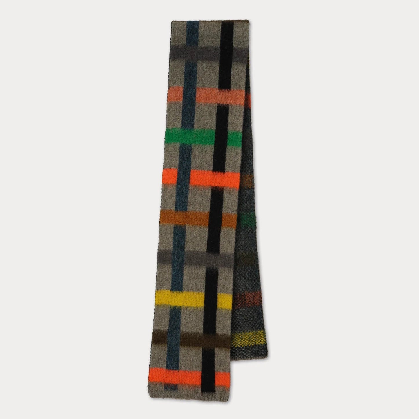 Jo ordon small weave scarf brushed