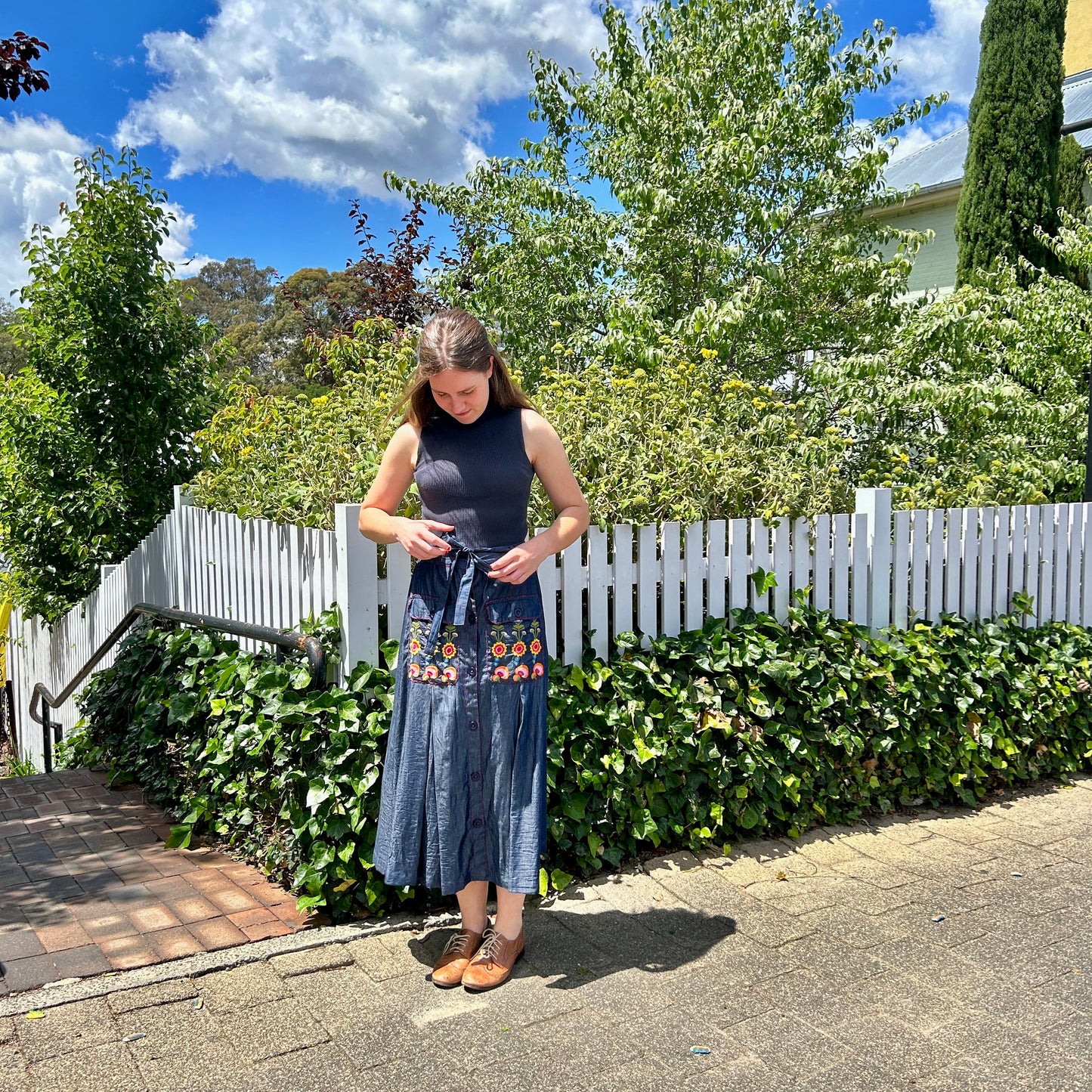 Mandalay Designs - Jackson Skirt - Denim