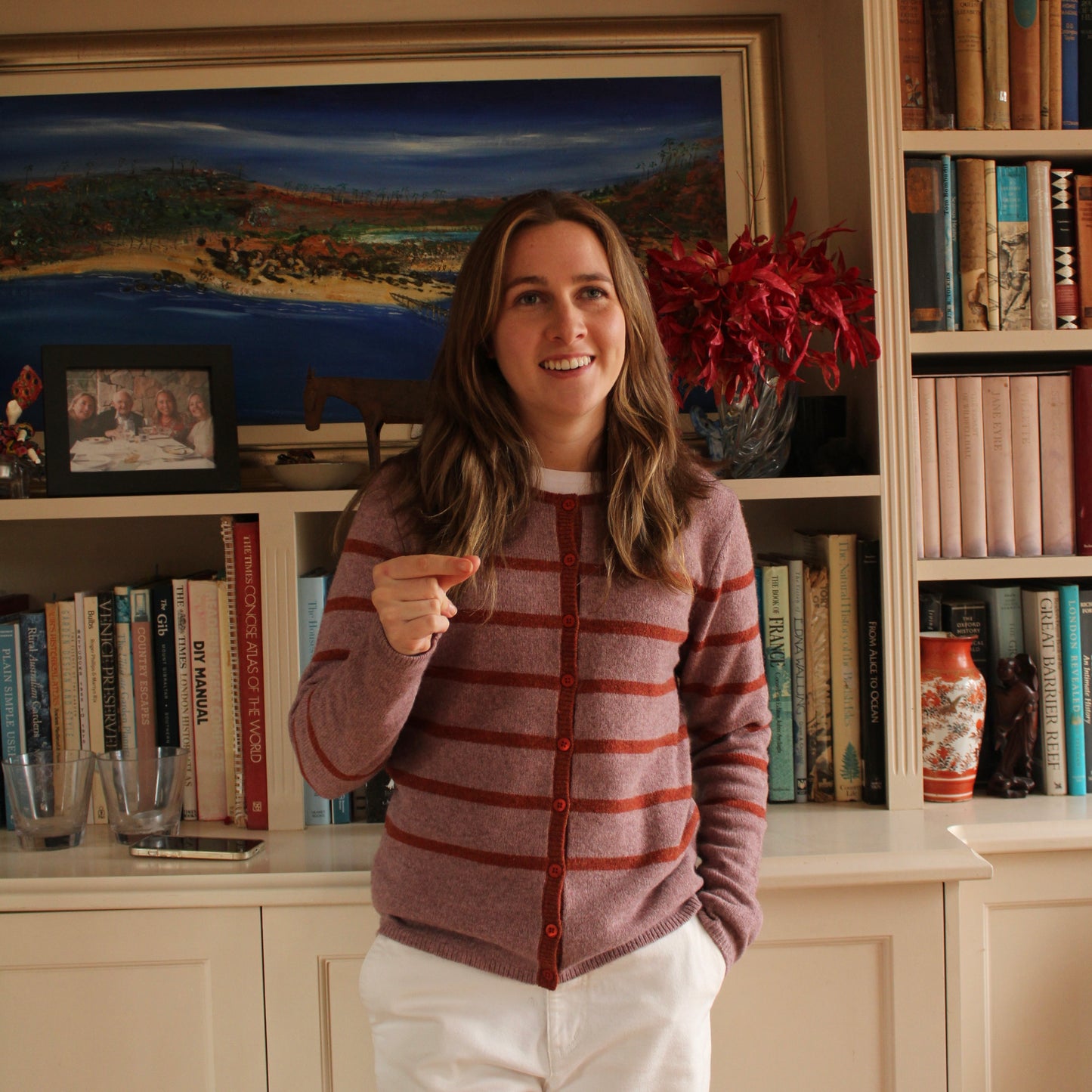 Mansted Zigge Cardigan Pink.