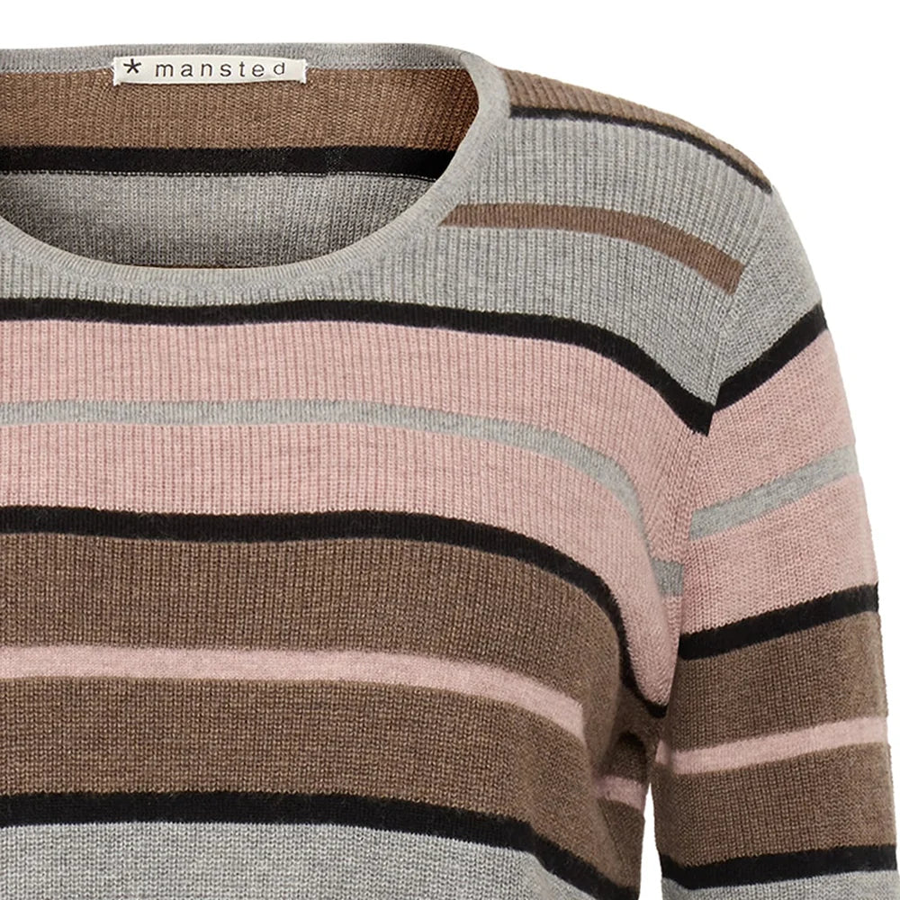 Mansted wool and cottonall natural fibres.