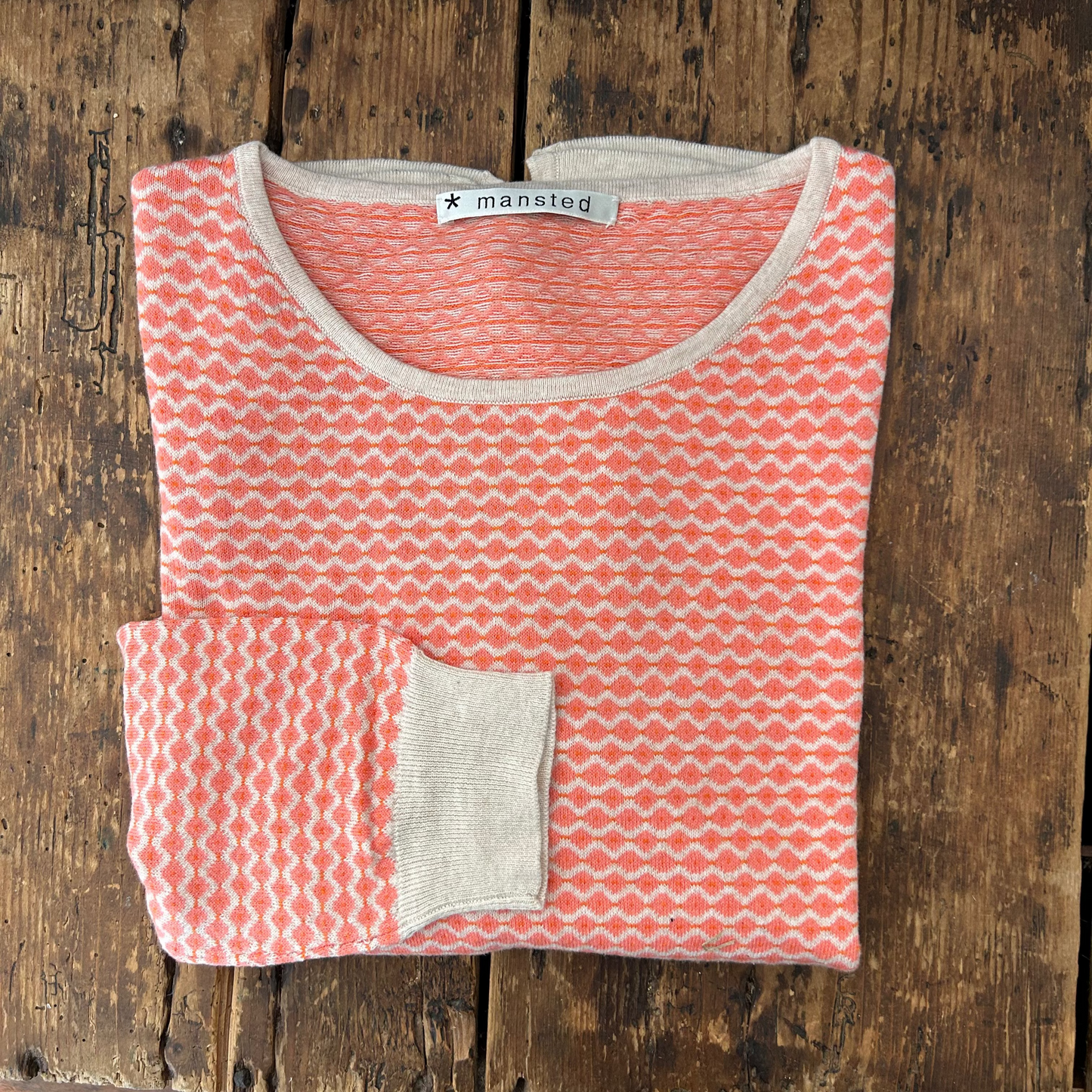 Mansted London Top in Peach.