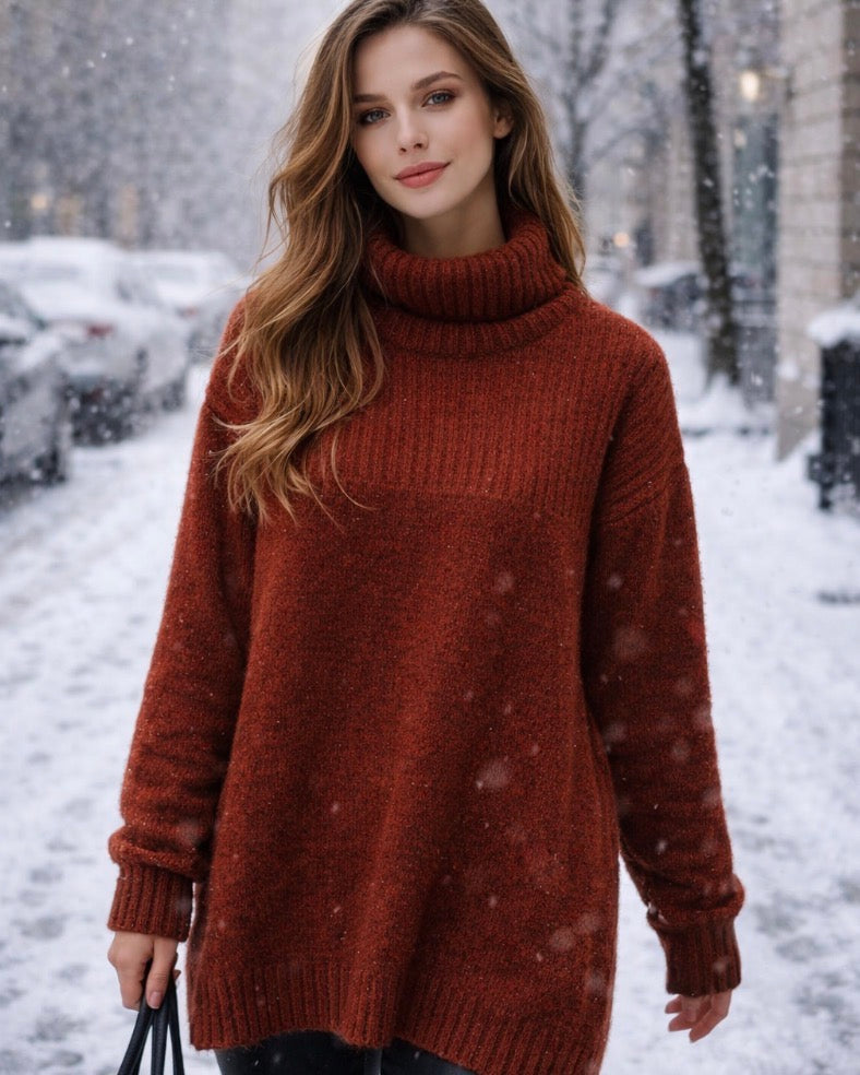 Mansted clothing Australia. Yak wool Zaga in Spice