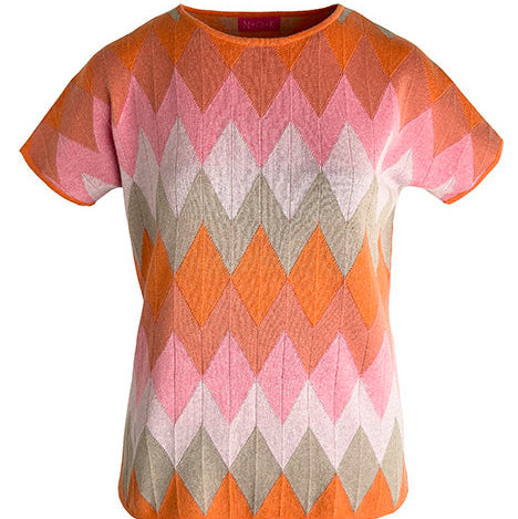 NOK DU DU Top in Red By Charlotte Mansted.