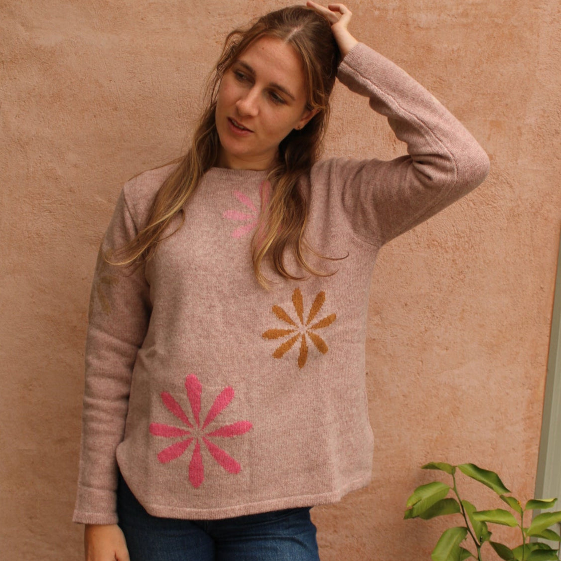 NOK_Wool Sweater Ira in Rose.