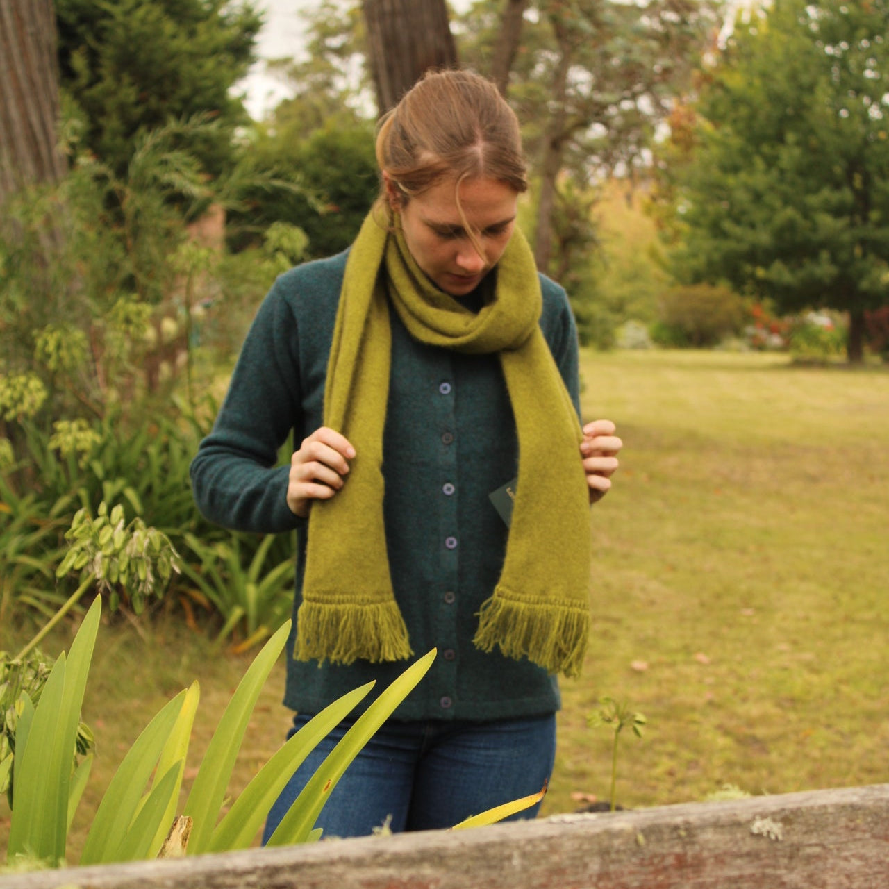 Zafron cardigan in yak wool from NOK nature of Knitwear.