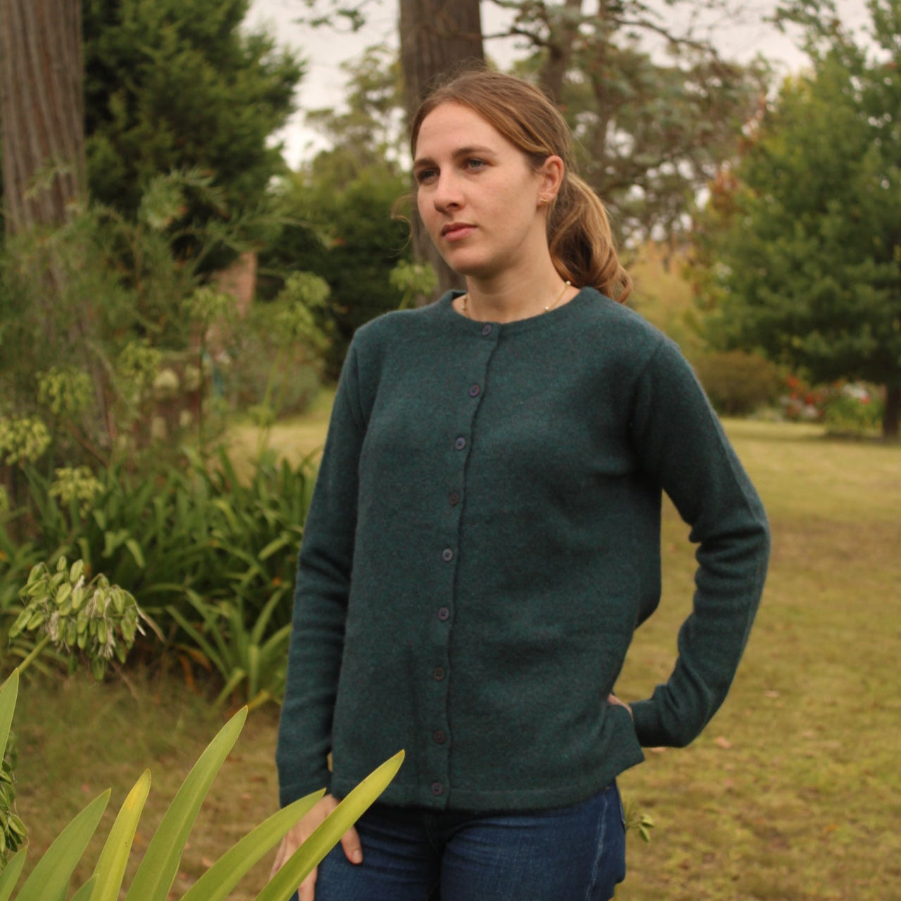 NOK Nature of knitwear Yak wool cardigan.