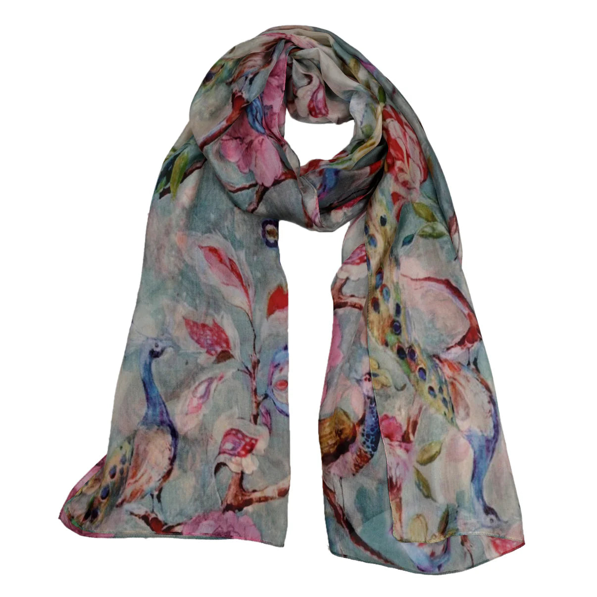 Wearable Art Silk Scarf