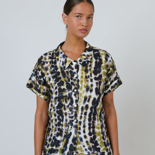 Naturals by O J Linen Top Lichen Front View Berrimas Overflow