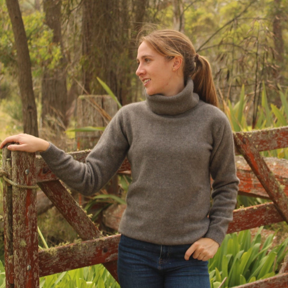 Noble Wilde knitwear. Possum silk and merino wool.
