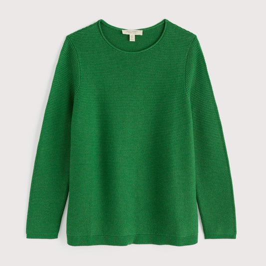 Seasalt Organic cotton jumper in green