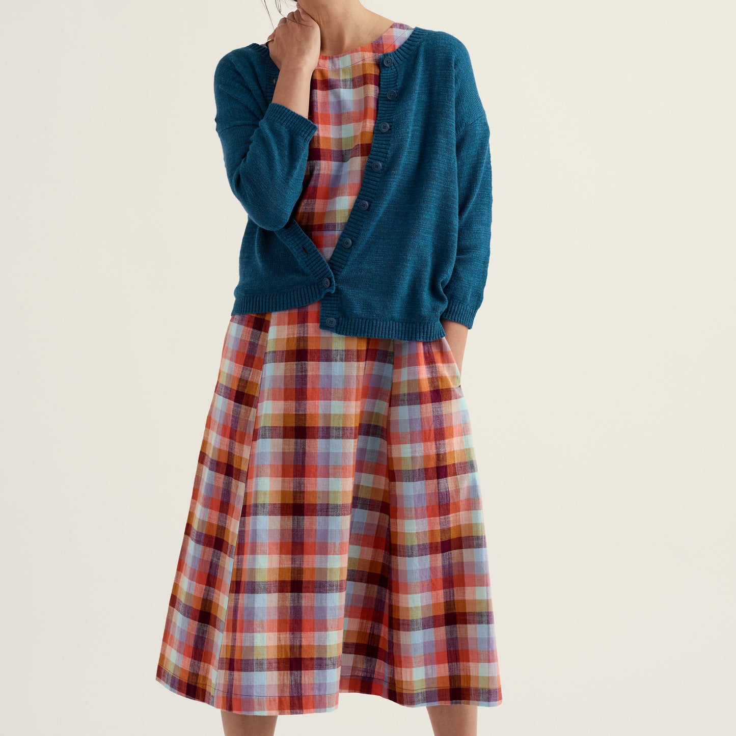 Seasalt Cornwall Cotton Medlar Tree Dress Multi Coloured