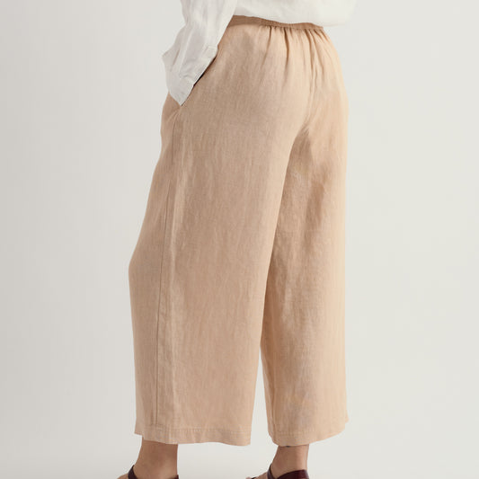 Seasalt Linen wide pants in cream