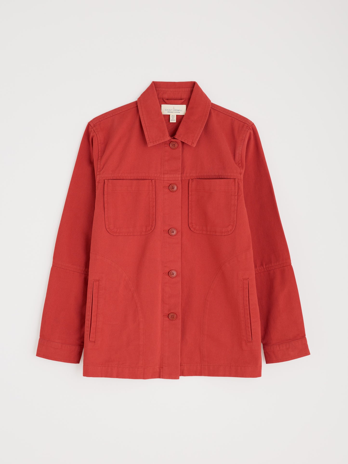 Red women's jacket by Seasalt Cornwall